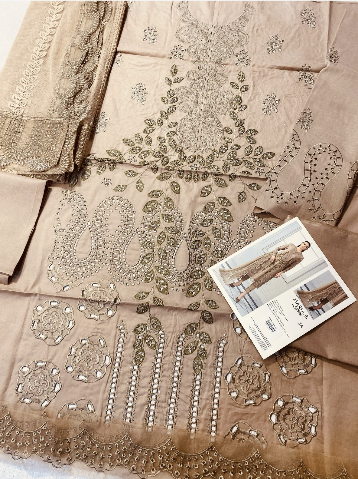Maria B - Unstitched Lawn 3A