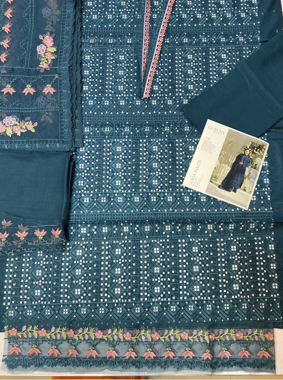 Maria B 11B - Unstitched Luxury Lawn Collection 2025