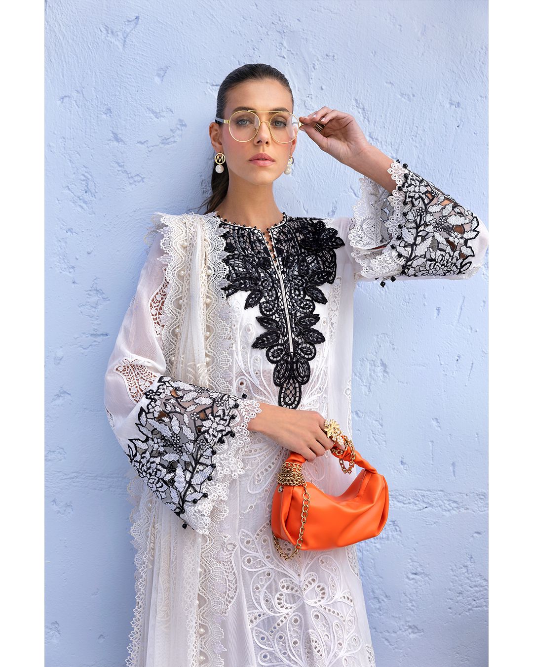MARIA B - LUXURY EMBROIDERED LAWNCOLLECTION - 5A - UNSTITCHED