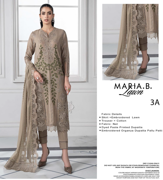 Maria B - Unstitched Lawn 3A