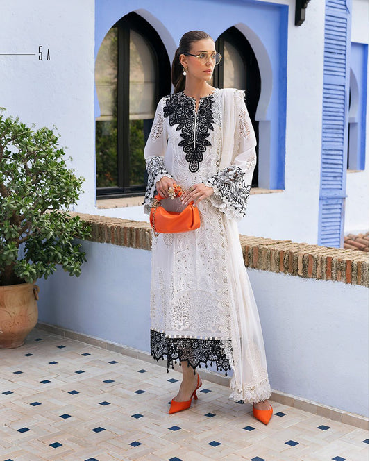 MARIA B  -  LUXURY EMBROIDERED LAWNCOLLECTION - 5A - UNSTITCHED