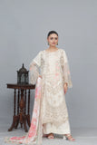 3 Piece Unstitched Embroidered Lawn Suit | EID LAWN-25-07