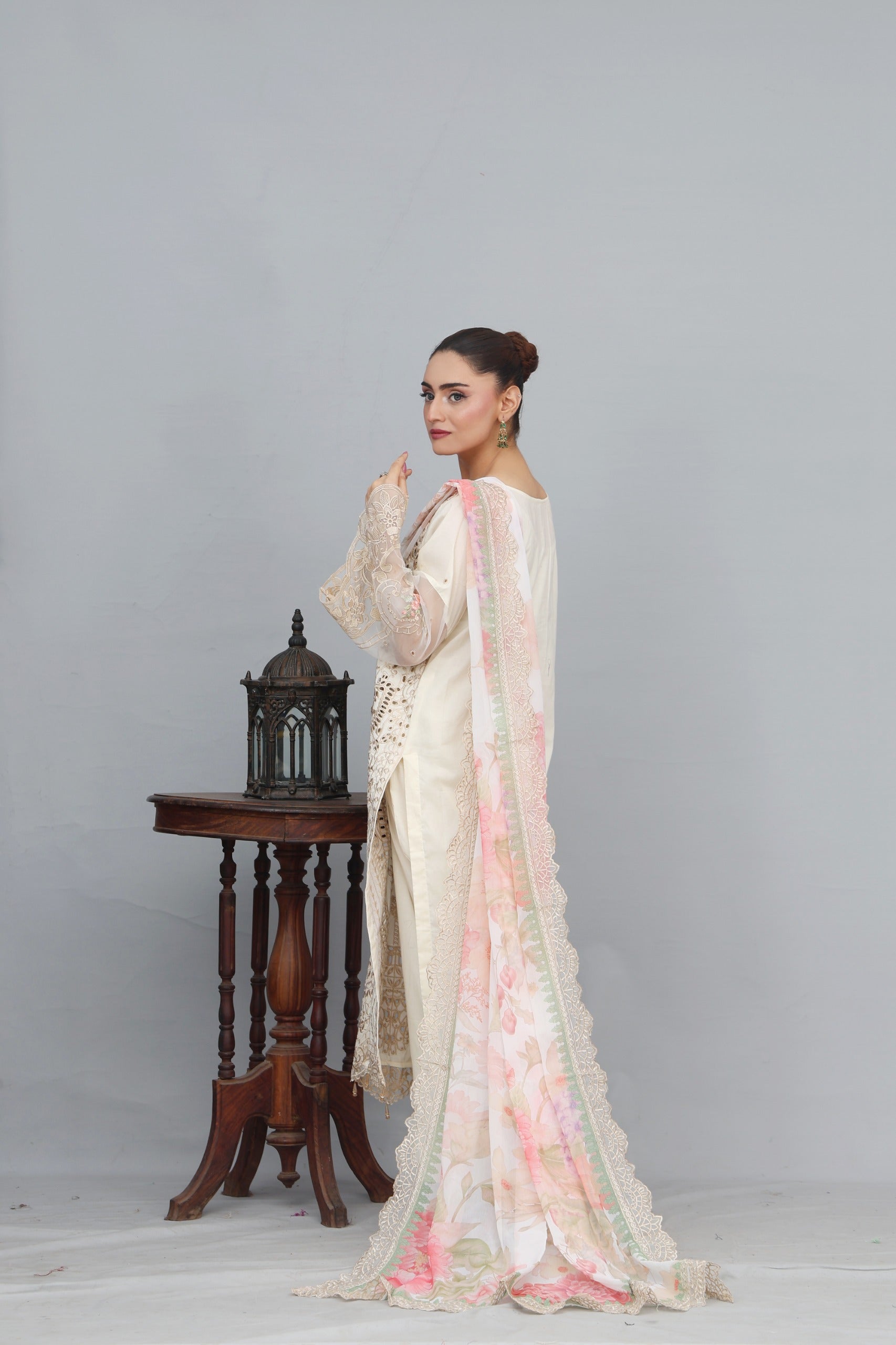3 Piece Unstitched Embroidered Lawn Suit | EID LAWN-25-07