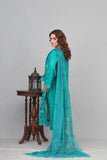 3 Piece Unstitched Embroidered Organza Lawn Suit | EID LAWN-25-05